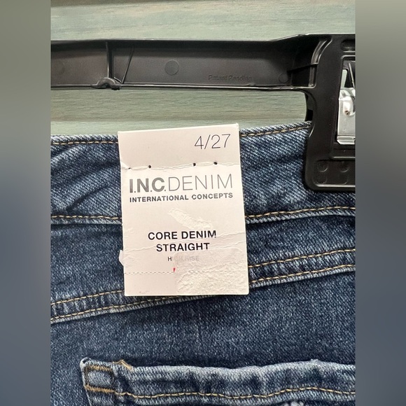 INC High Rise Straight Leg Jeans - Picture 3 of 3